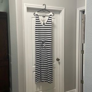 Black & White end of summer maxi dress.
